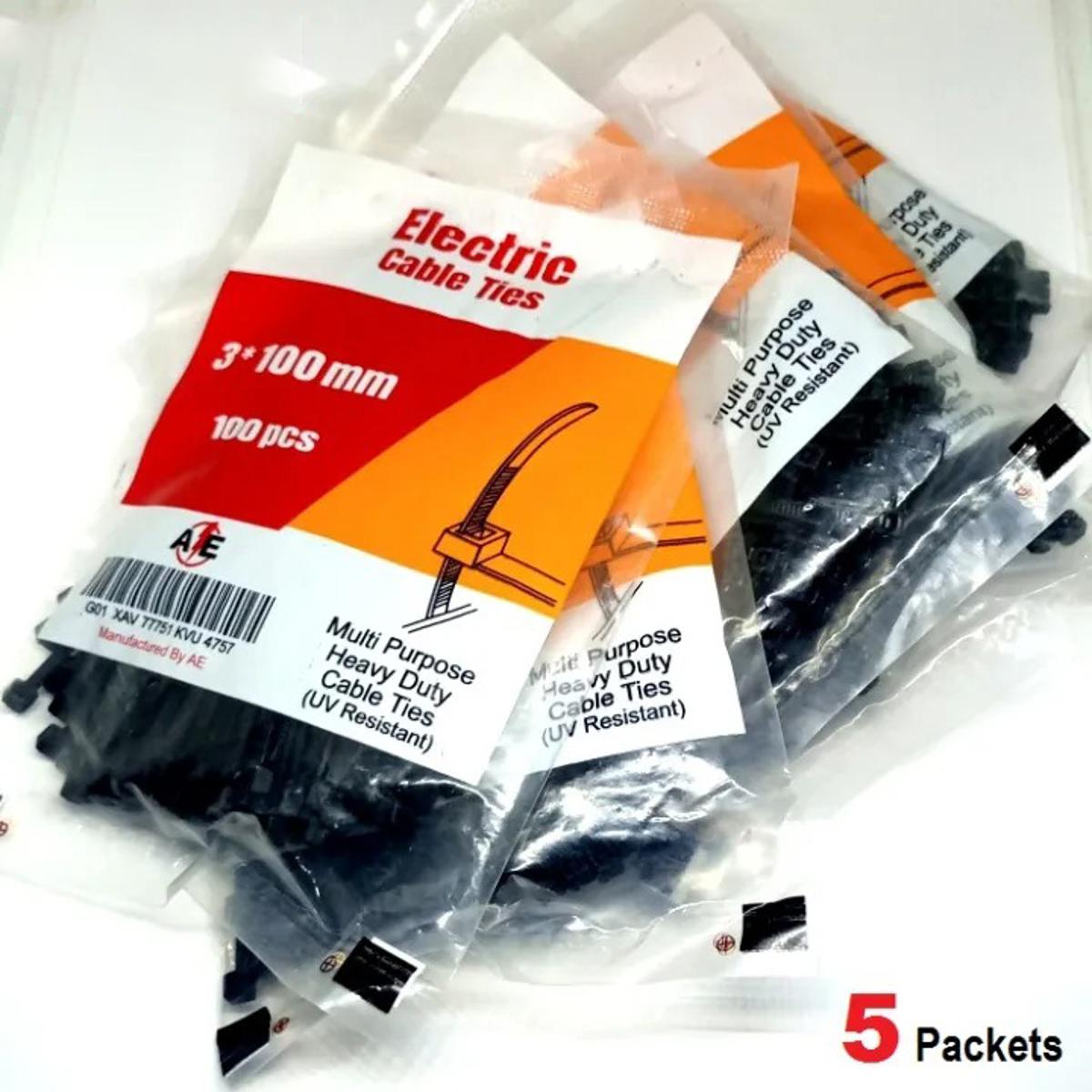 100mm Cable Tie  4 inchi - 100 pics
