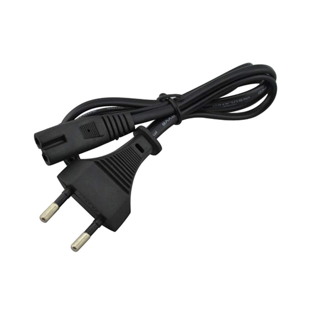 2 Pin AC Power cable Cord -Mini - Black