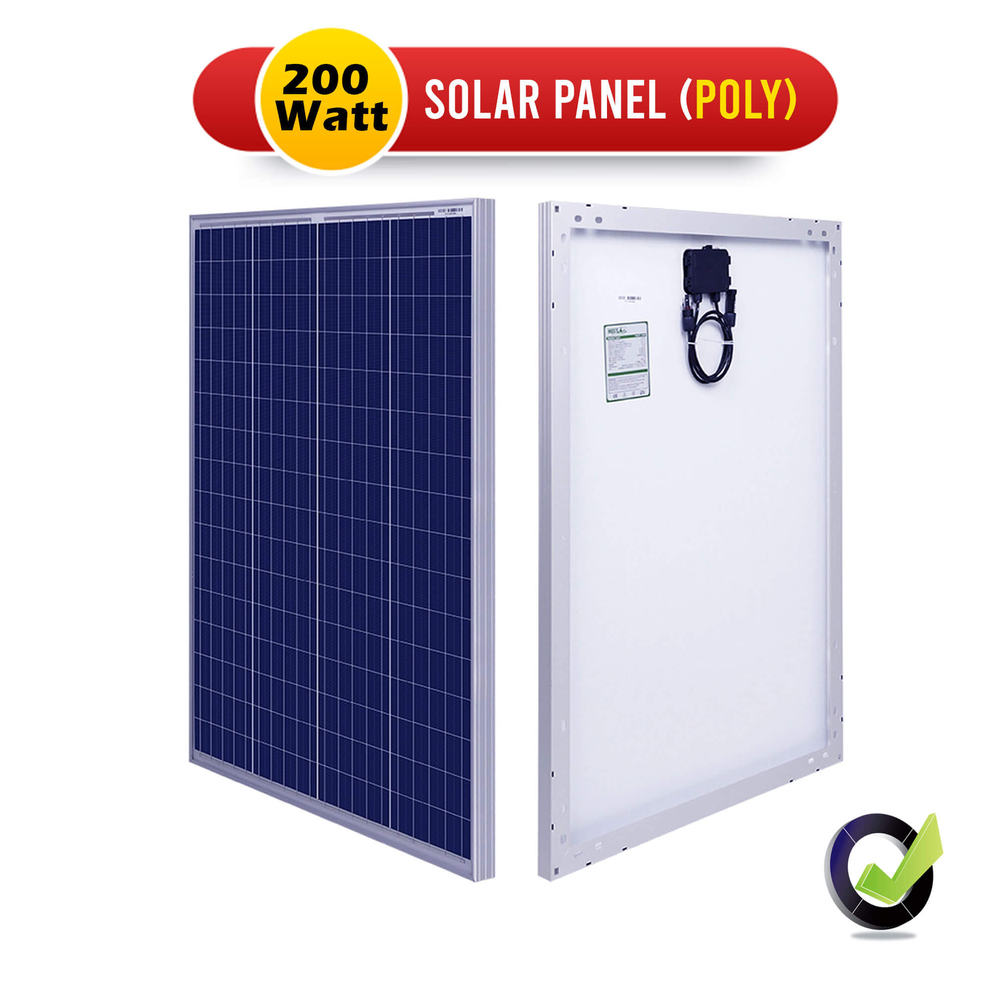 200 Watt 12 Volt Mono Solar panel