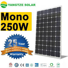 250 Watt 12 Volt Mono Solar panel