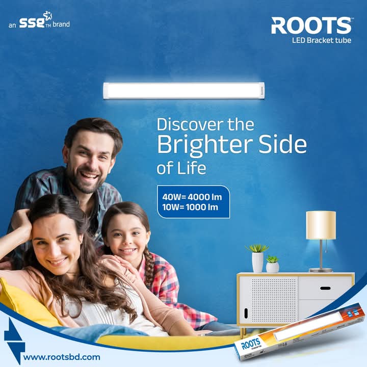 36 ওয়াট ব্রাকেট টিউব 4 ফুট লম্বা