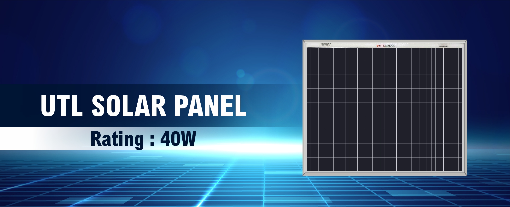 40 Watt 12 Volt Mono Solar panel