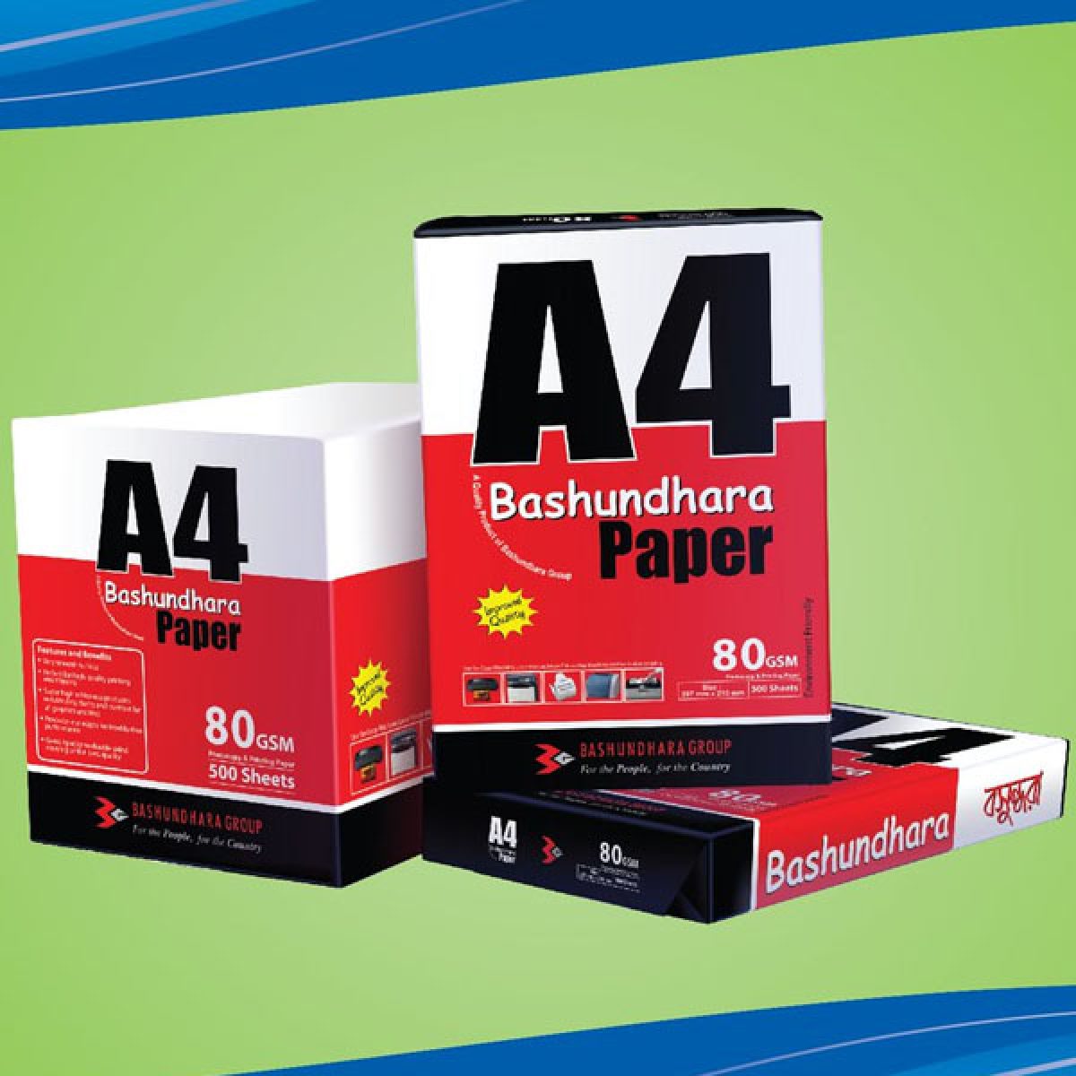 Bashundhara A4 Paper (80 GSM) 500 Sheets