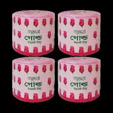 Bashundhara Gold Toilet Tissue Combo 4 Pcs