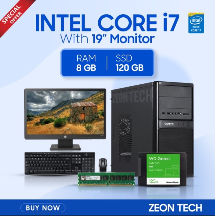 Intel Core i7 RAM  New Full Desktop Computer