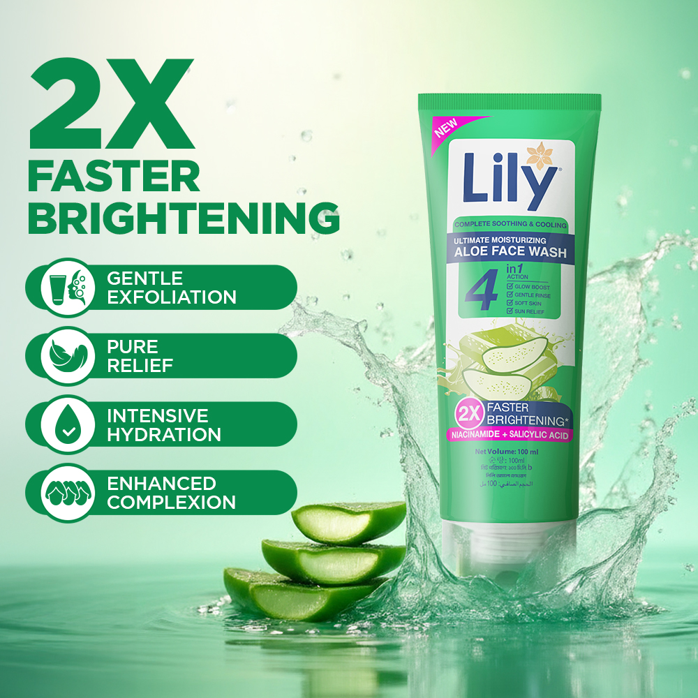 Lily Aloe Vera Face Wash  100 ml