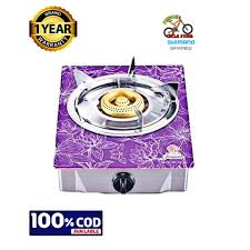 RFL Single Glass LPG Gas Stove Princess