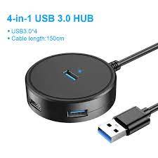 Round Desktop USB HUB 3 0 Adapter