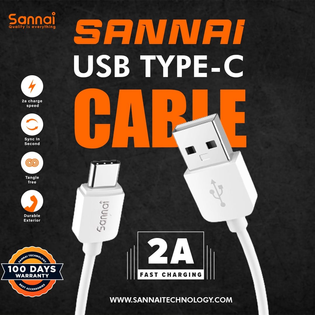 sannai SC-01-- 2A - Type-C কেবল
