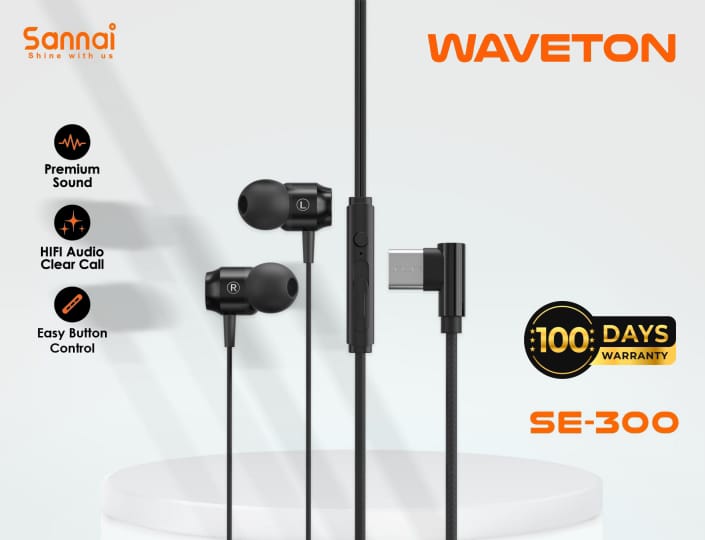 SE-300 Sannai WAVETON - টাইপ সি হেডফোন