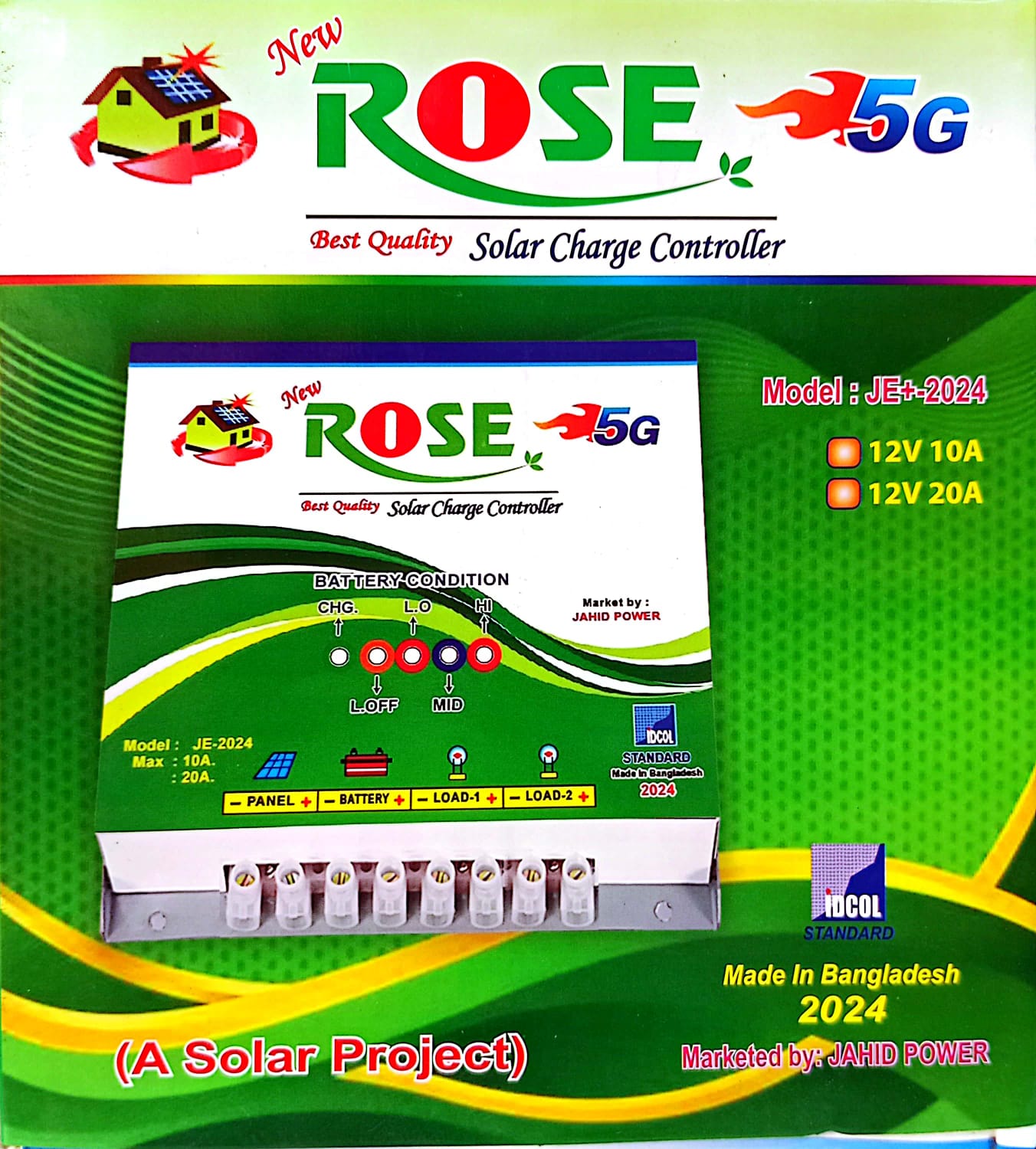 Solar Charge Controller ROSE DC 12 VOLT 10 AMP