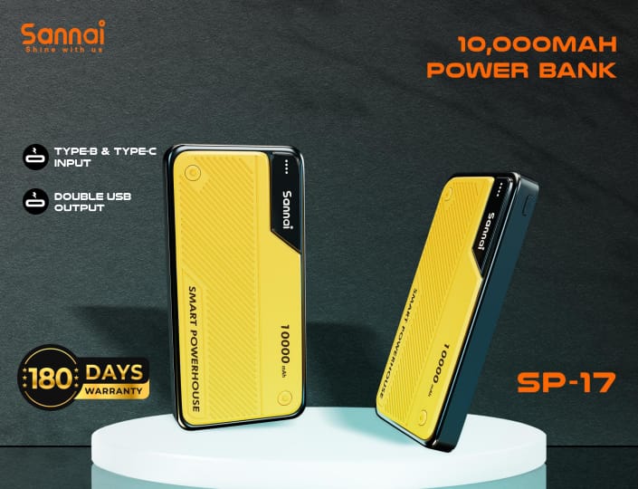 Sp-17 Sannai 10000 mAh পাওয়ার ব্যাংক