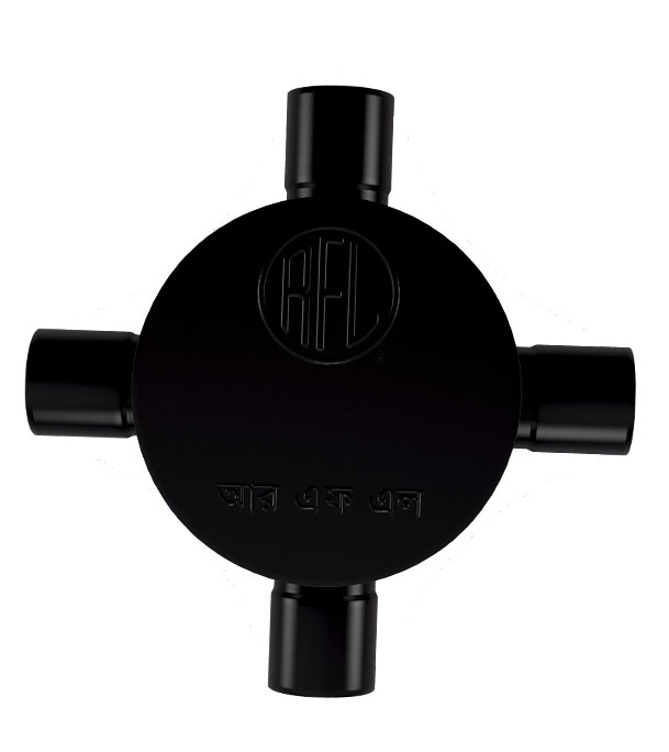 Vigo Electric Circular Box -এক ইঞ্চি ৪ মুখ
